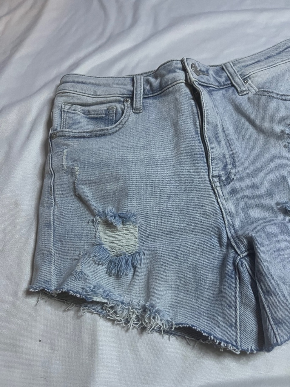 Risen Los Angeles Distressed Denim Shorts - Picture 2 of 9